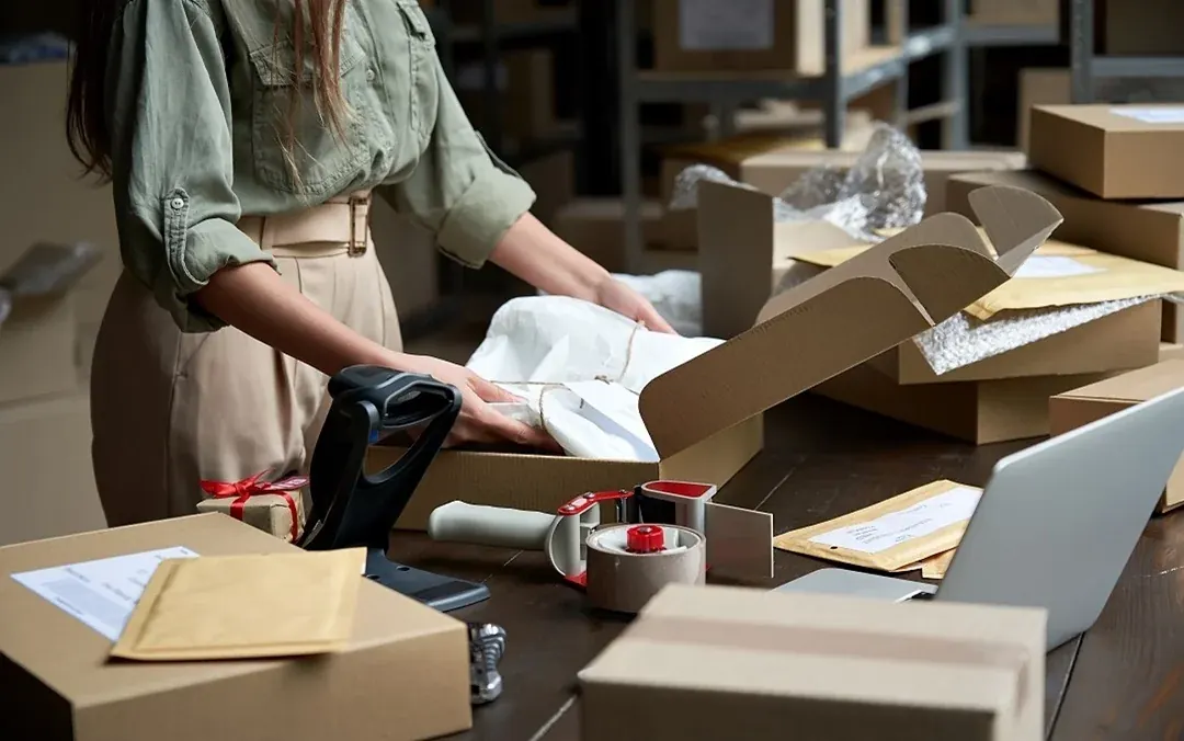 Senkron Group order preparation and packing operation